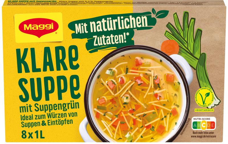 Maggi Klare Suppe mit Suppengrün, ergibt 8 Liter