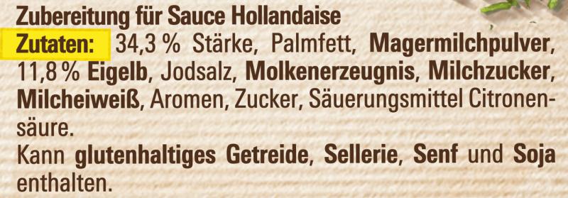 Maggi Für Genießer Sauce Hollandaise