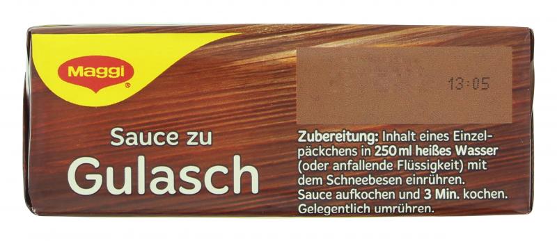 Maggi Sauce zu Gulasch Pack