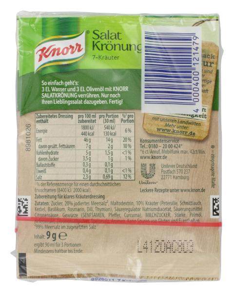Knorr Salatkrönung 7-Kräuter