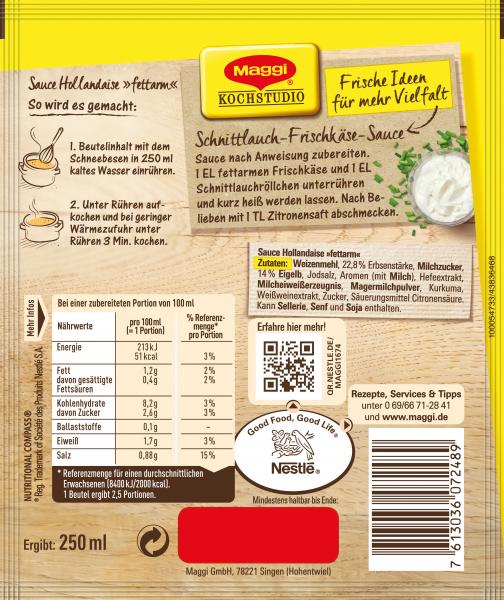 Maggi Für Genießer Sauce Hollandaise fettarm