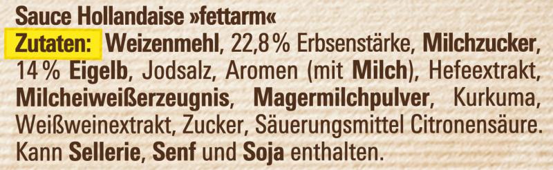 Maggi Für Genießer Sauce Hollandaise fettarm