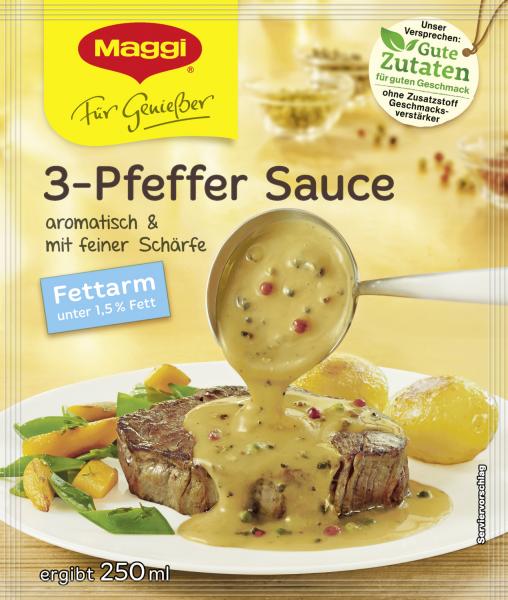 Maggi Für Genießer 3-Pfeffer Sauce fettarm