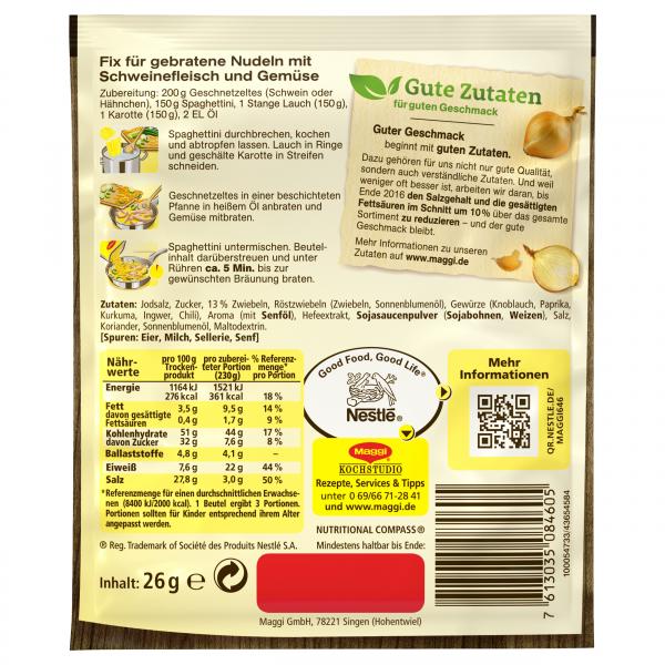 Maggi Fix & Frisch Gebratene Nudeln