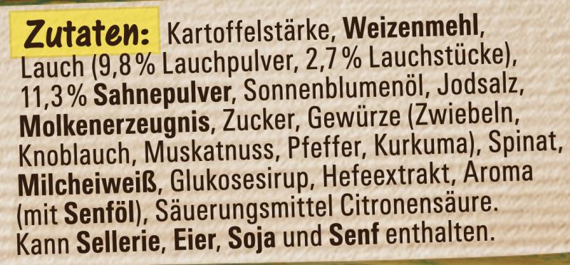 Maggi Für Genießer, Lauch Cremesuppe