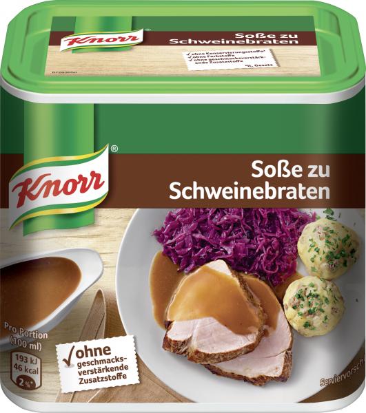 Knorr Soße zu Schweinebraten