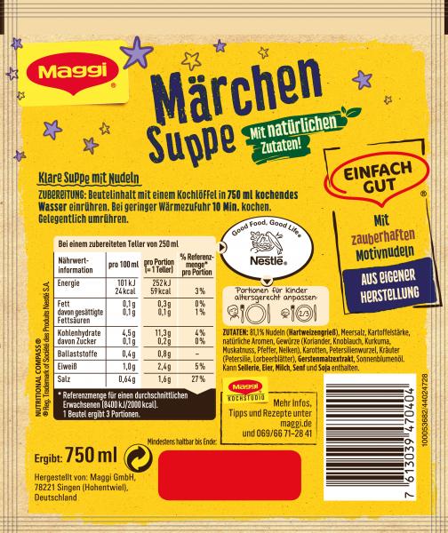 Maggi Guten Appetit Märchen-Suppe