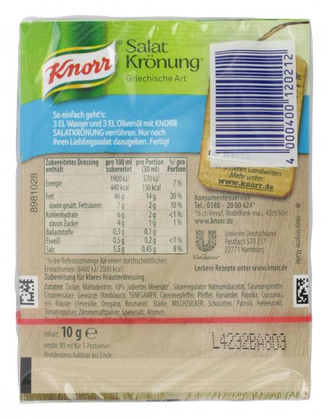 Knorr Salatkrönung Griechische Art