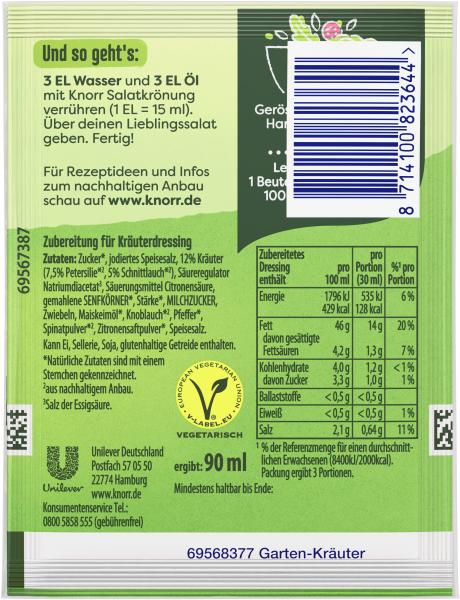Knorr Salatkrönung Garten-Kräuter
