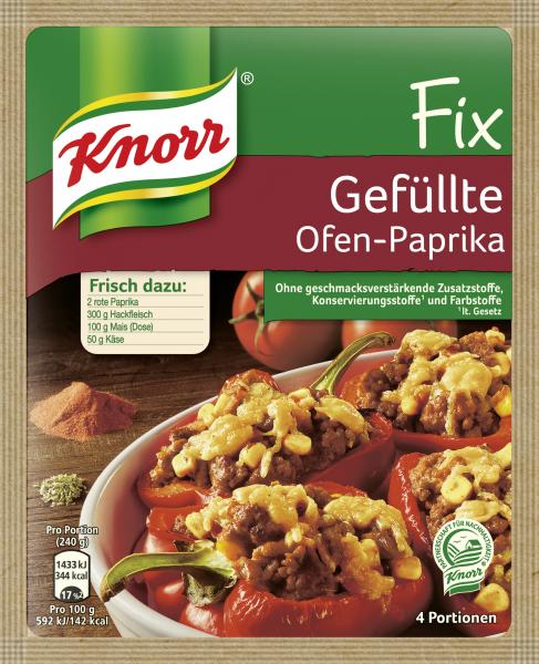 Knorr Fix Fur Gefullte Ofen Paprika Online Kaufen Bei Mytime De