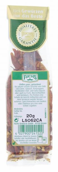 Fuchs Chillies ganz