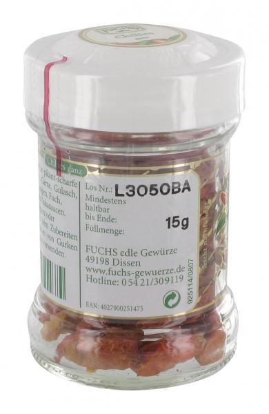 Fuchs Chillies ganz