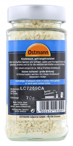 Ostmann Knoblauch gefriergetrocknet