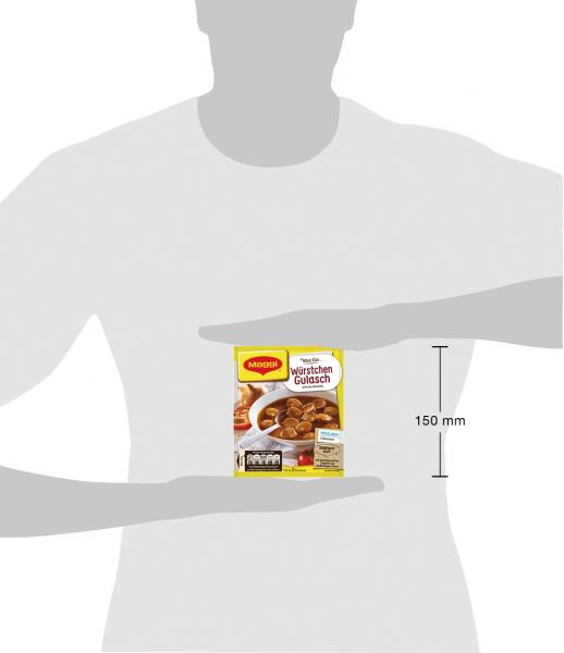 Maggi Idee für Würstchen Gulasch