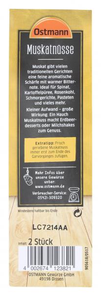 Ostmann Muskatnüsse ganz