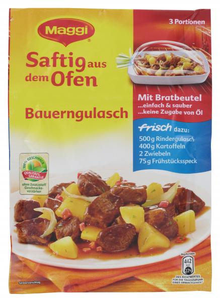 Maggi Saftig aus dem Ofen Bauerngulasch online kaufen bei myTime.de Maggi Saftig aus dem Ofen Bauerngulasch online kaufen bei myTime.de