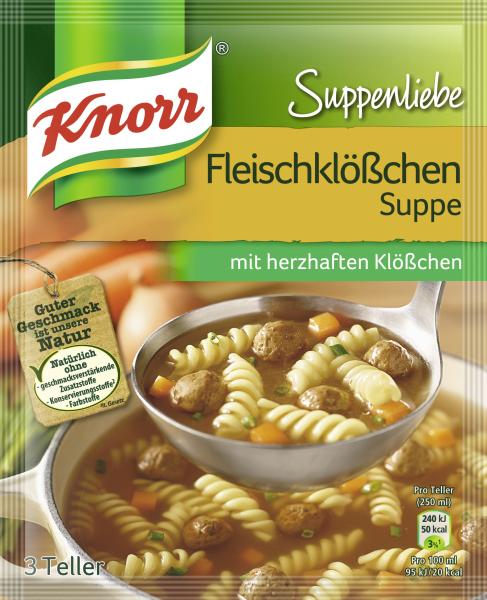 Knorr Suppenliebe Fleischklößchen Suppe