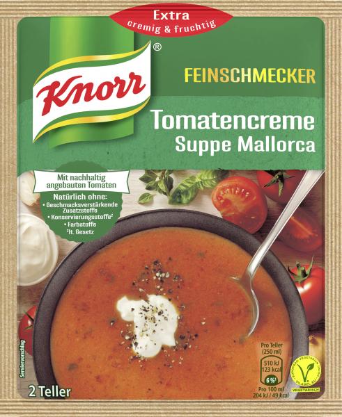 Knorr Feinschmecker Tomatencreme Suppe Mallorca