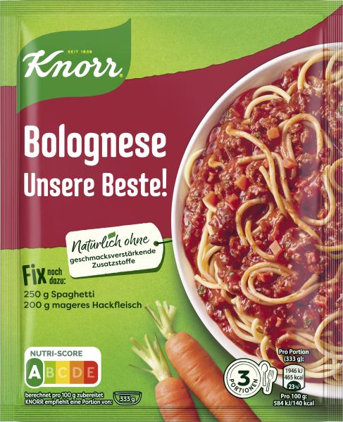 Knorr Fix Bolognese Unsere Beste!