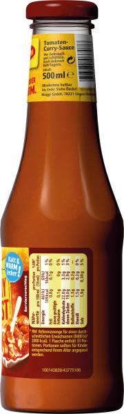 Maggi Internationale Würzsauce Sauce für Currywurst mit Chili