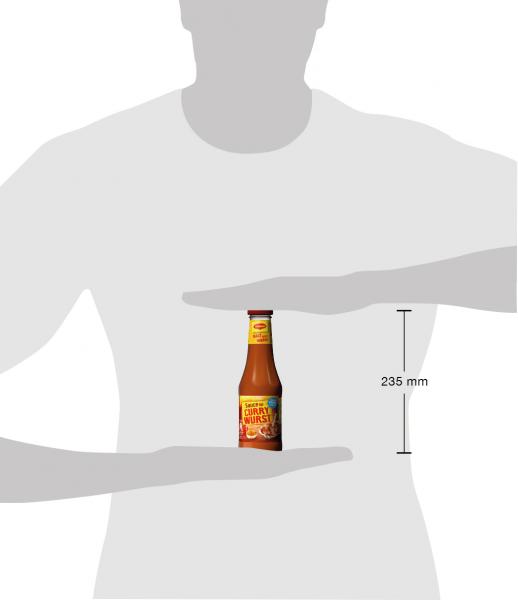 Maggi Internationale Würzsauce Sauce für Currywurst mit Chili