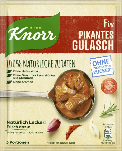 Knorr Fix Pikantes Gulasch
