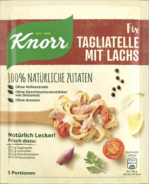 Knorr Natürlich Lecker! Tagliatelle mit Lachs