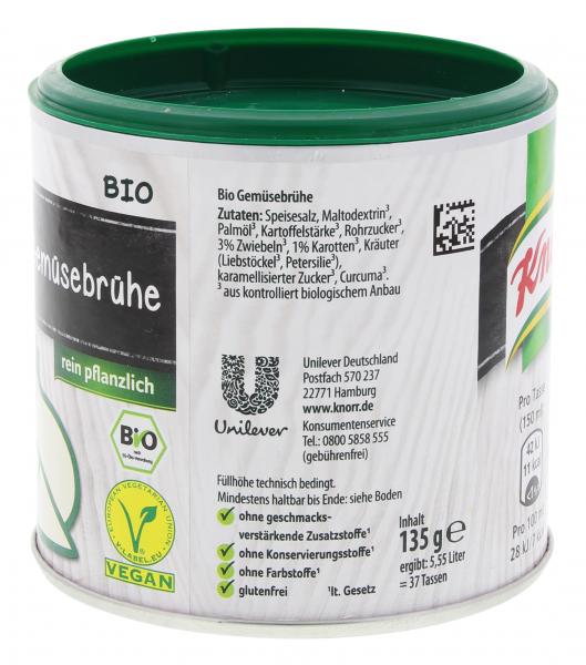 Knorr Bio Gemüsebrühe