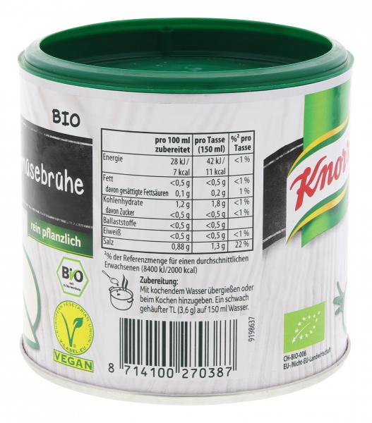 Knorr Bio Gemüsebrühe