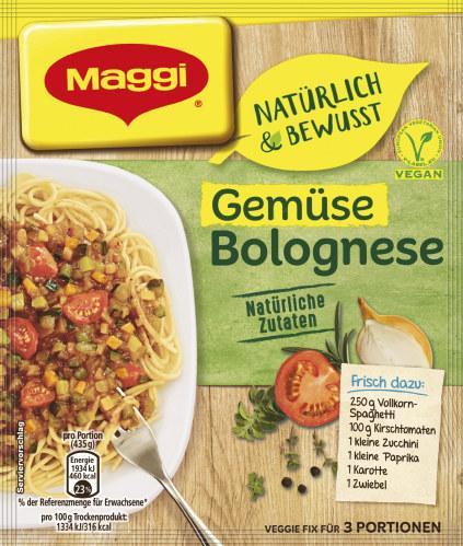 Maggi Natürlich & Bewusst Gemüse Bolognese