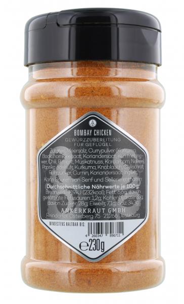 Ankerkraut Bombay Chicken Wings Trockenmarinade