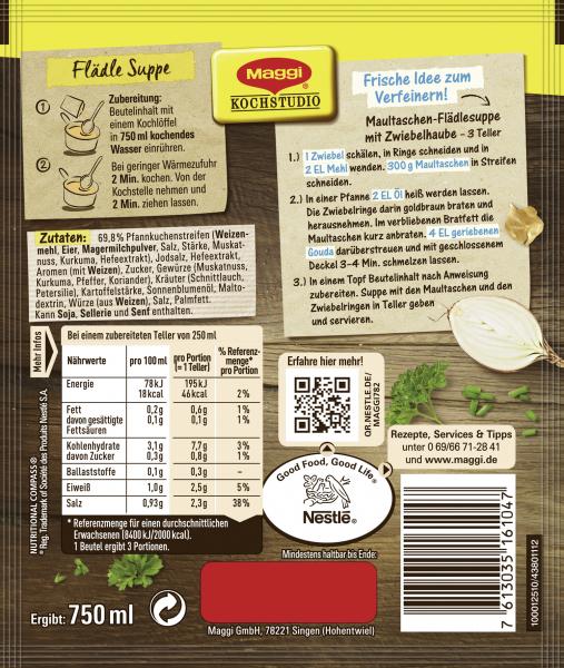 Maggi Für Genießer Flädle Suppe