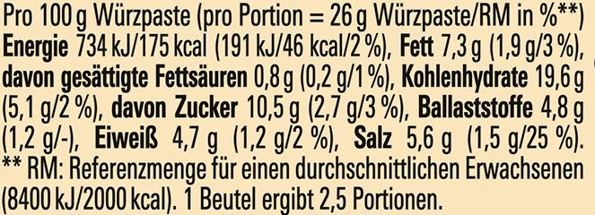 Maggi Herzensküche Würzpaste Gulasch