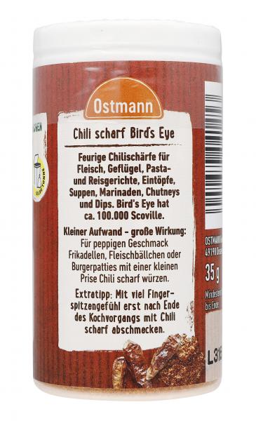 Ostmann Chili scharf Bird's Eye