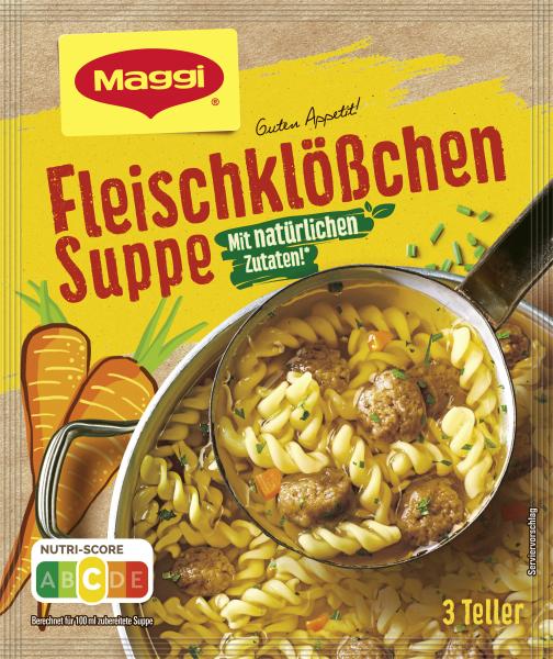 Maggi Guten Appetit Fleischklößchen Suppe