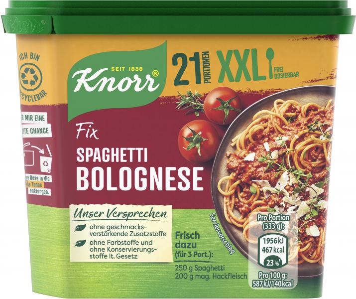 Knorr Fix für Spaghetti Bolognese XXL