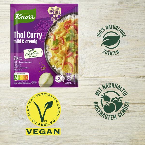 Knorr Fix Thai Curry mild & cremig