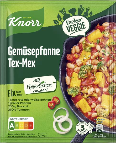 Knorr Fix Veggie Gemüsepfanne Tex-Mex
