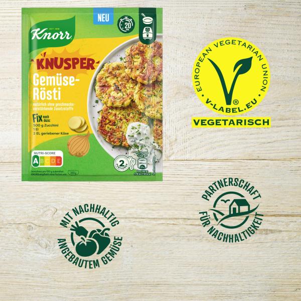 Knorr Knusper Gemüse Rösti