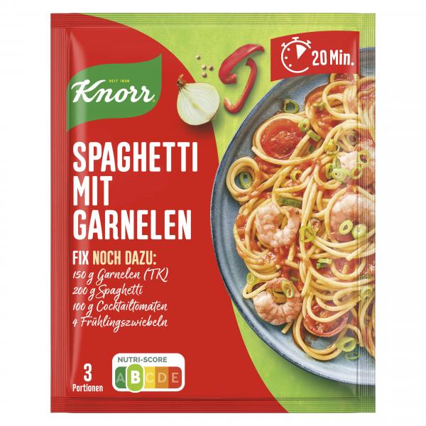 Knorr Fix Spaghetti mit Scampi und Garnelen