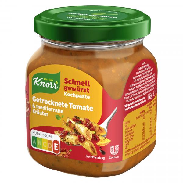 Knorr Schnell gewürzt Kochpaste Getrocknete Tomaten & Kräuter