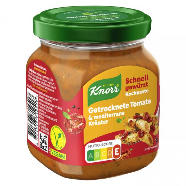 Knorr Schnell gewürzt Kochpaste Getrocknete Tomaten & Kräuter
