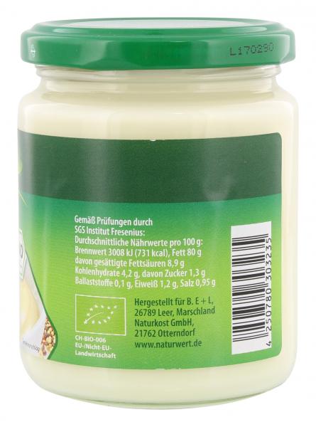 NaturWert Bio Delikatess-Mayonnaise