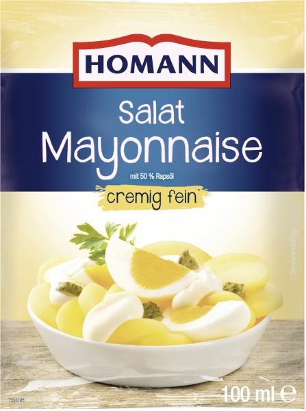 Homann Salat Mayonnaise cremig fein