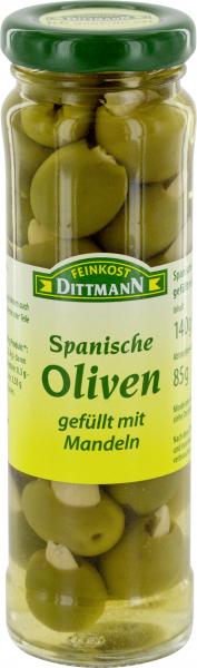 Feinkost Dittmann Spanische grüne Oliven gefüllt mit Mandeln