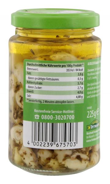 Feinkost Dittmann Ajolix Kräuter Knoblauch 