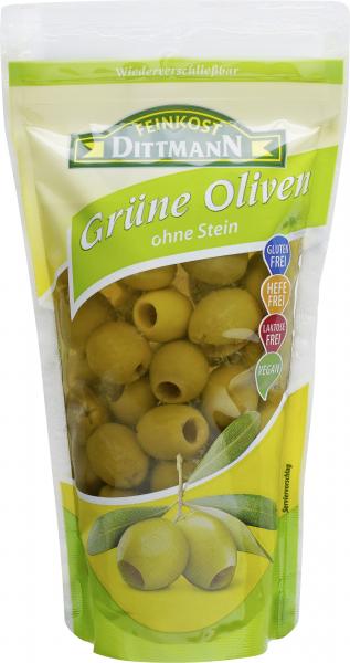 Feinkost Dittmann Grüne Oliven ohne Stein