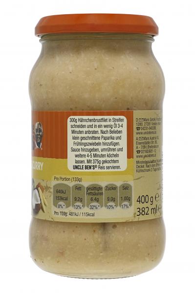 Uncle Ben's Cremiges Curry