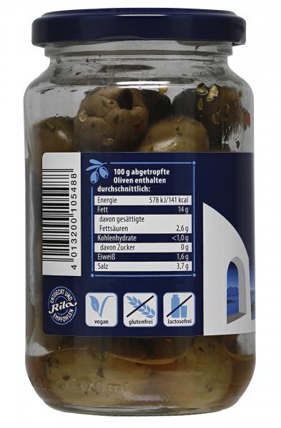 Liakada Oliven mit Kräutern & Gewürzen entsteint