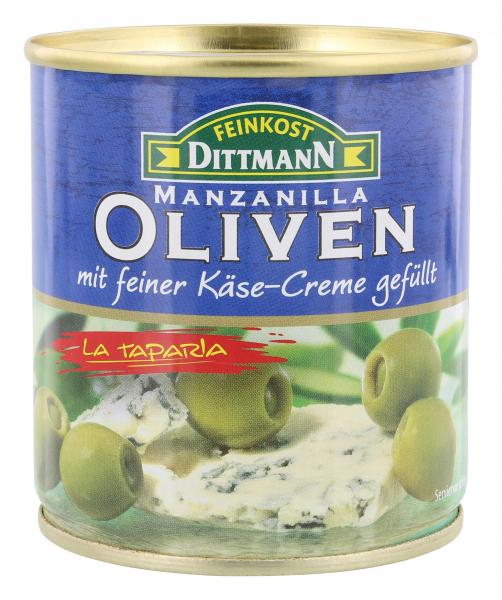 Feinkost Dittmann Spanische grüne Oliven gefüllt mit Käse-Creme 